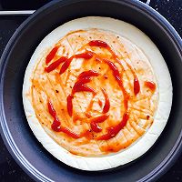 杨氏虾仁火腿披萨的做法图解3