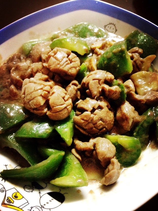 青椒牛腰