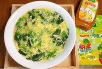 #轻食季怎么吃#鲜灵灵菠菜蛋花汤的做法