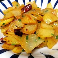 炒锅做的干锅土豆片#感恩节烹饪挑战赛#的做法图解3