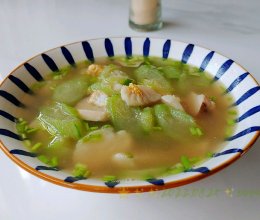 煎蛋鱼香丝瓜汤的做法