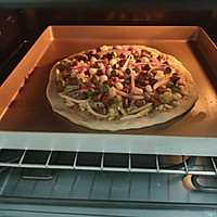 黑胡椒肉丁披萨(自制披萨饼底)的做法图解14