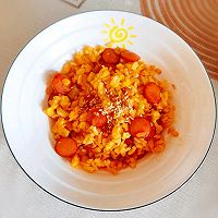 #轻食季怎么吃#番茄沙司炒饭的做法图解10