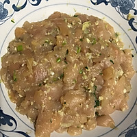 爆浆芝士鸡肉丸的做法图解1