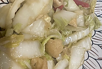 娃娃菜烧豆泡的做法