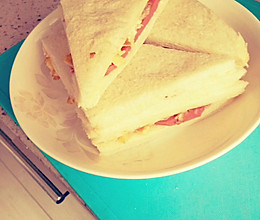 爸爸的爱心早餐-三明治的做法