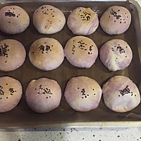 来自紫色的诱感---紫薯绿豆椪（增加肉松最顺手的版本）的做法图解20