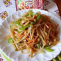 榨菜炒三丝——乌江榨菜的做法图解6