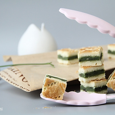 抹茶红豆层层酥