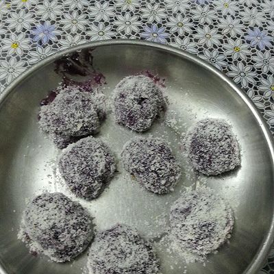 椰蓉糯米紫薯
