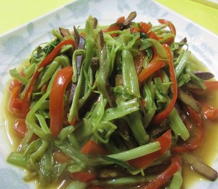 素炒空心菜