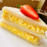日式鸡蛋三明治-快手早餐的做法图解7