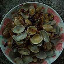 炒花蛤