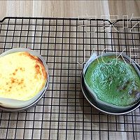 酸奶巴斯克蛋糕，小巧诱惑，抹茶醉人，浓郁口感，一口满足。的做法图解10