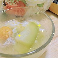 生滚节瓜咸蛋瘦肉汤的做法图解4