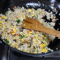 12个月以上辅食 牛肉香菇蛋炒饭的做法图解9