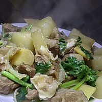 牛腩炖萝卜的做法图解18