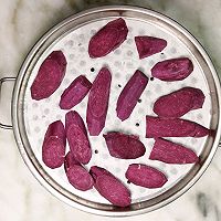 #刘畊宏女孩减脂饮食#日式冰面包之奶香紫薯芋泥馅的做法图解3