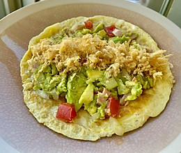 鸡蛋牛油果taco（无碳水，生酮可以吃）的做法