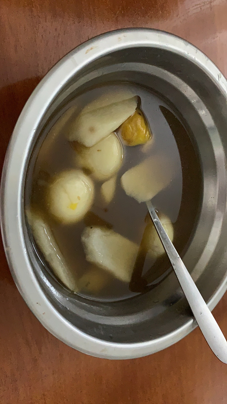 淮山栗子汤圆糖水的做法