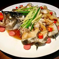 #中秋团圆食味#清蒸少油 孔雀开屏鱼的做法图解8