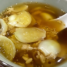 桂花红糖百合酒酿西米汤
