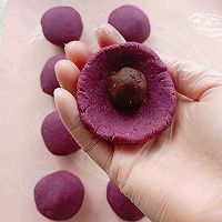 #糖小朵甜蜜控糖秘籍#紫薯燕麦饼的做法图解7