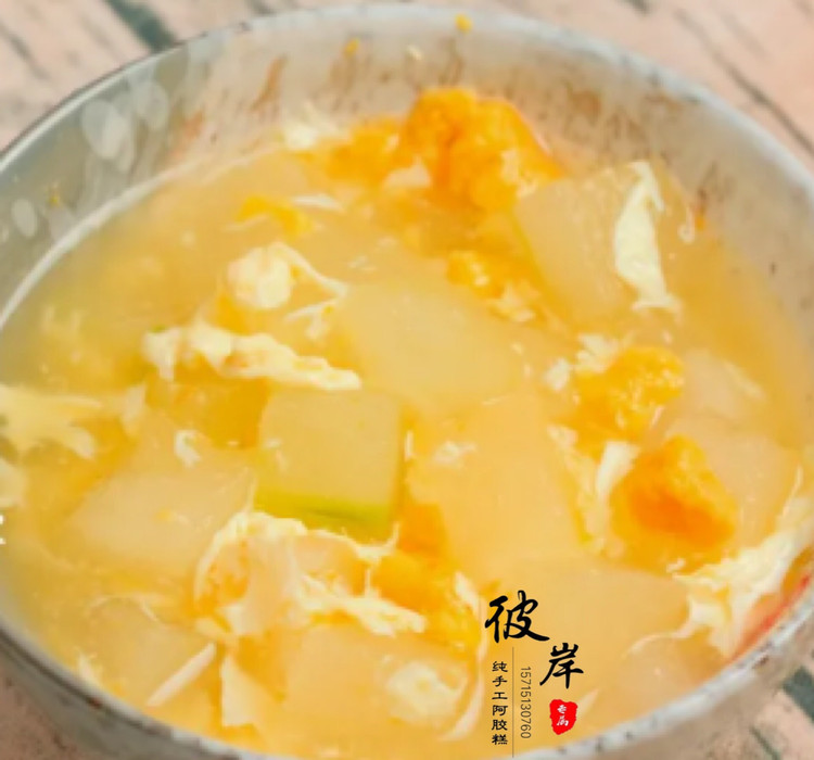 水晶豆腐冬瓜汤的做法