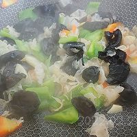 黑白双耳甜椒蒜的做法图解5