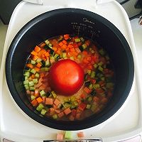 番茄焖饭的做法图解4