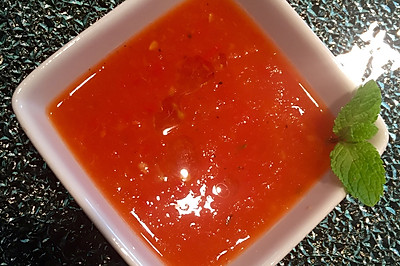 夏日番茄凉汤