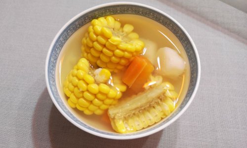 玉米胡萝卜山药汤图片