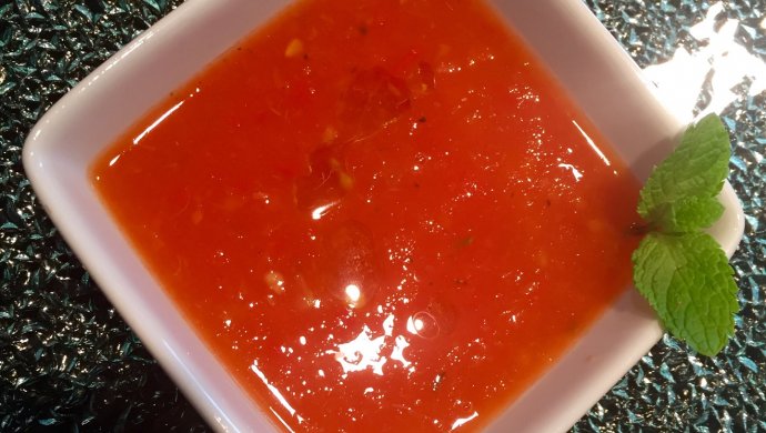 夏日番茄凉汤