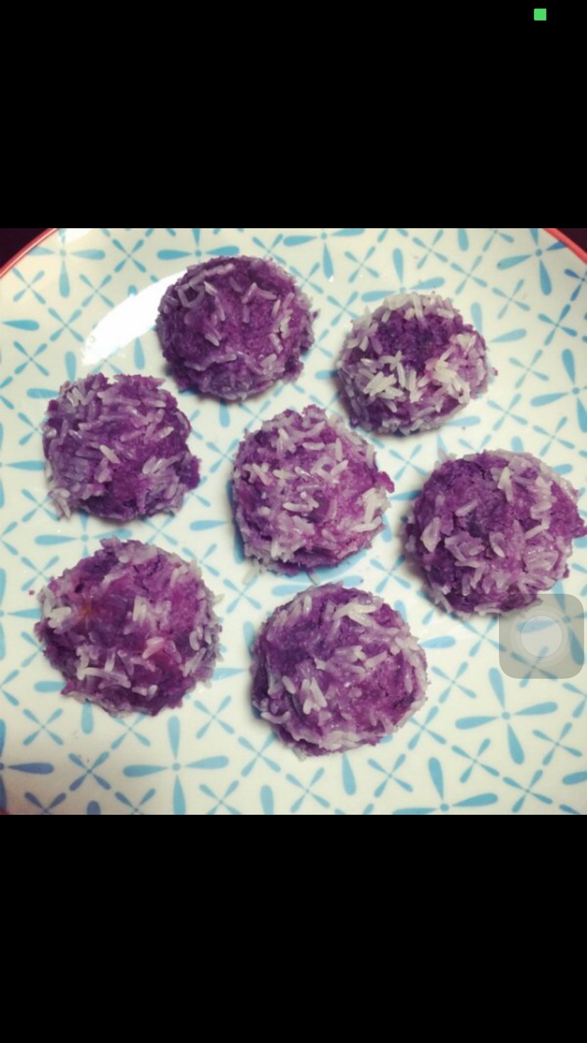 芒果紫薯珍珠圆子的做法图解1