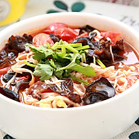 木耳金针菇番茄浓汤的做法图解10