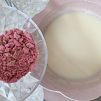 免蒸免烤！粉色奥利奥酸奶蛋糕的做法图解13