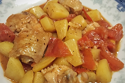一人食*番茄土豆炖鸡翅