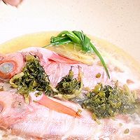 #豪吉小香风 做菜超吃香#雪菜烧加拿大红鱼的做法图解7