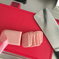 鸡蛋煎火腿土司的做法图解1