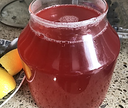 夏天的饮料论好喝颜值高我只服它“紫苏柠檬饮”的做法