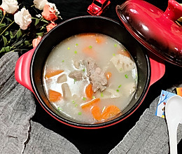 #憋在家里吃什么#营养增质浓汤-排骨莲藕汤的做法