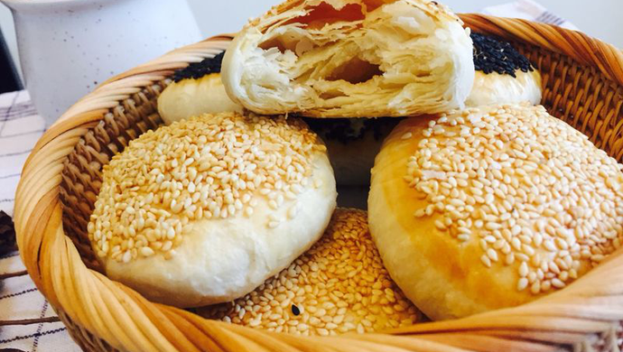 芝麻糖酥小烧饼