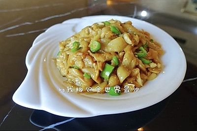 儿时的土菜：辣椒炒茄子