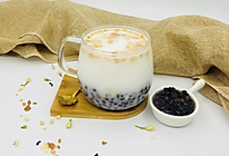 秋冬热饮︱椰谷紫米爆爆果的做法
