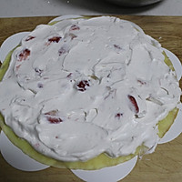 草莓，芒果千层蛋糕的做法图解18