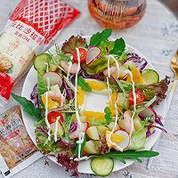 #一起土豆沙拉吧#大虾土豆杂菜花环沙拉的做法图解14