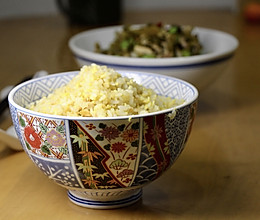 黄金炒饭（低油粒粒分明）的做法