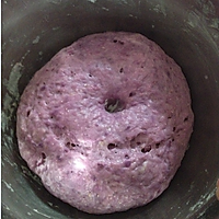 玫瑰花形紫薯馒头的做法图解1