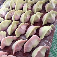彩色饺子的做法图解8