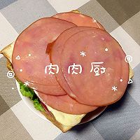 港式火腿三明治#肉肉厨的做法图解15